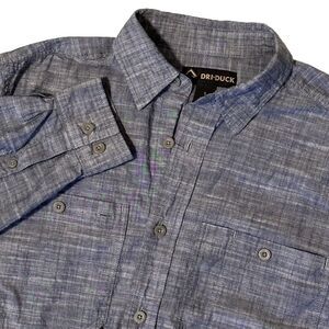 Dri-duck For Her Long‎ Sleeve Size Small Women's Top Shirt - Blue